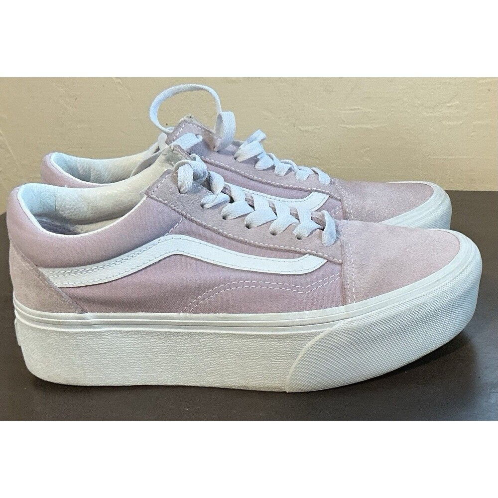 Vans Old Skool Stackform sneakers in a pastel pink Womens 7.5 - Picture 3 of 6